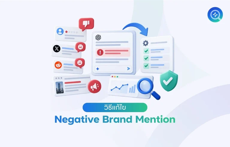 Negative Brand Mention บน AI แก้ยังไง